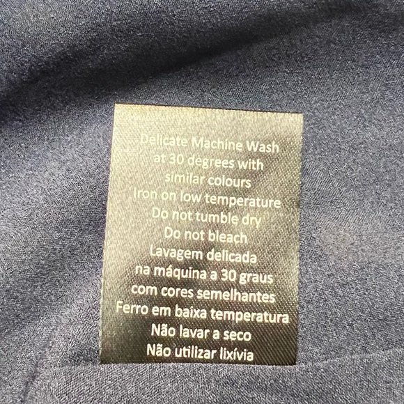 NWT ModCloth Sugarhill Boutique Milkshake Print Dress Size 2 Navy Blue - Picture 10 of 10